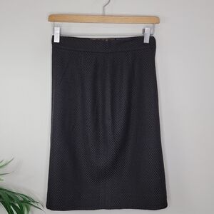 Les Copains | Brown and Black Tweed Pencil Skirt